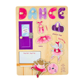 DANCE BUSY BOARD WOOD PUZZLE