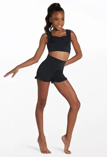 15785 RUFFLED HEM SHORTS