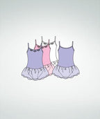 2236 Rosette Neckline Camisole Leo W/Tutu
