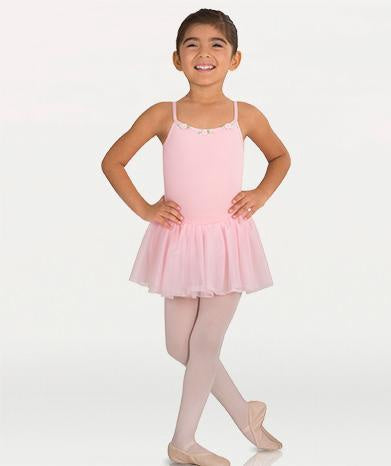 2236 Rosette Neckline Camisole Leo W/Tutu