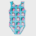 Aqua Unicorn Luxe Velvet Leotard