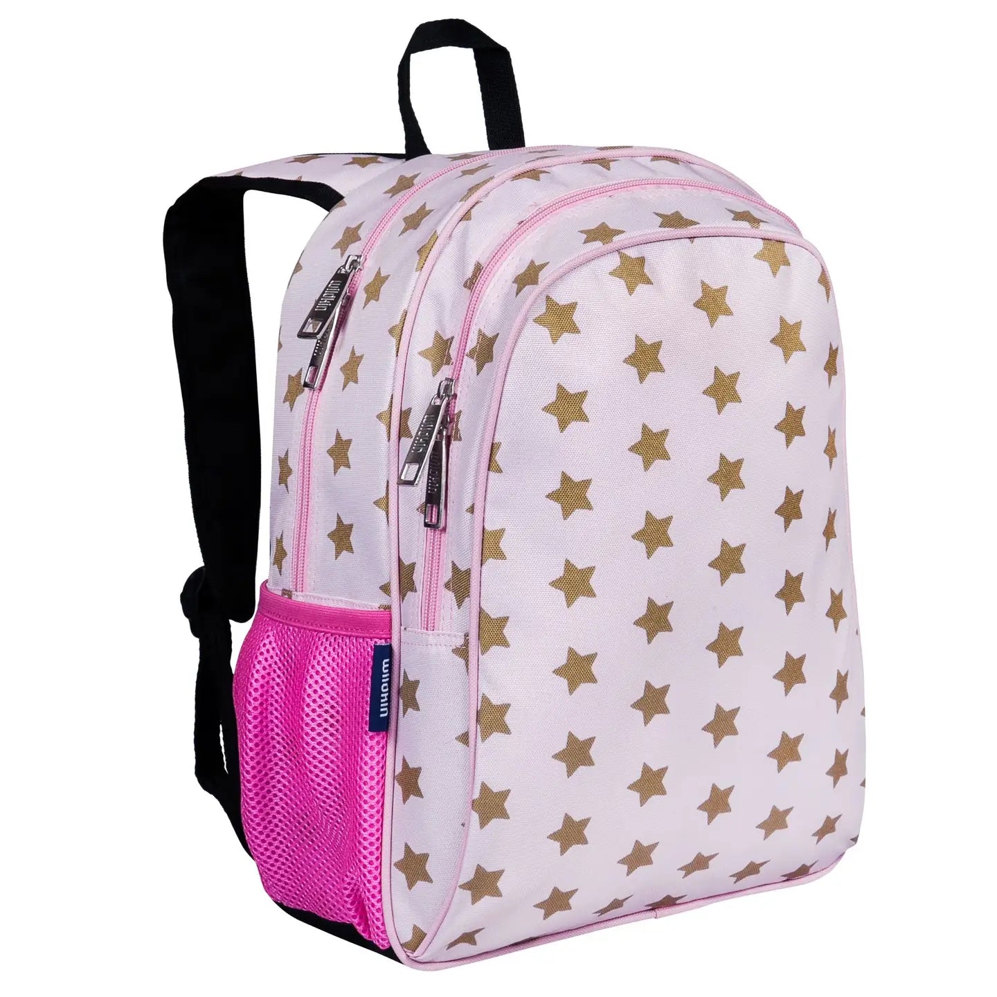 Pink and Gold Stars 15 inch Backpack