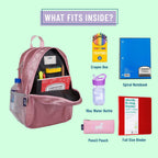 PINK GLITTER BACKPACK -15INCH