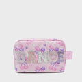 'dance' Cherry Bow Printed Quilted Pouch