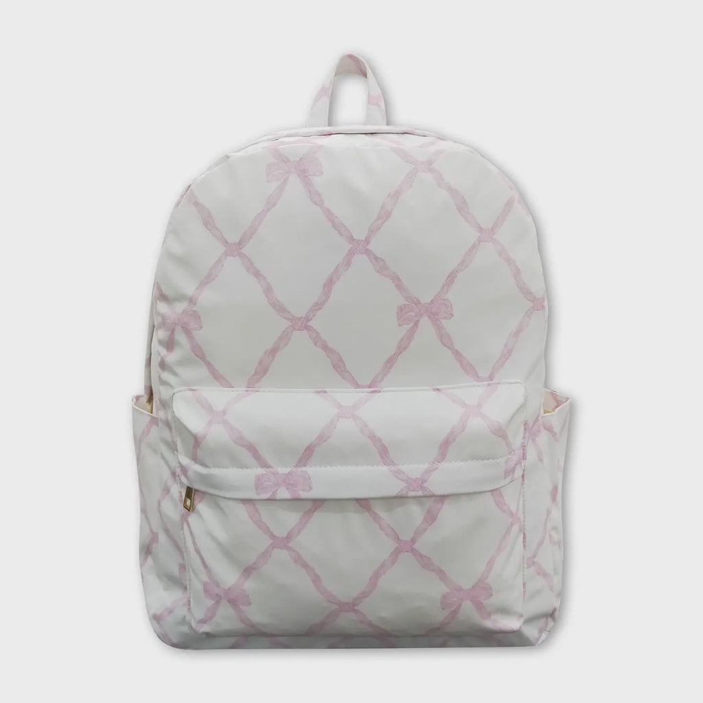 Pink Bow Kids Girls Backpack