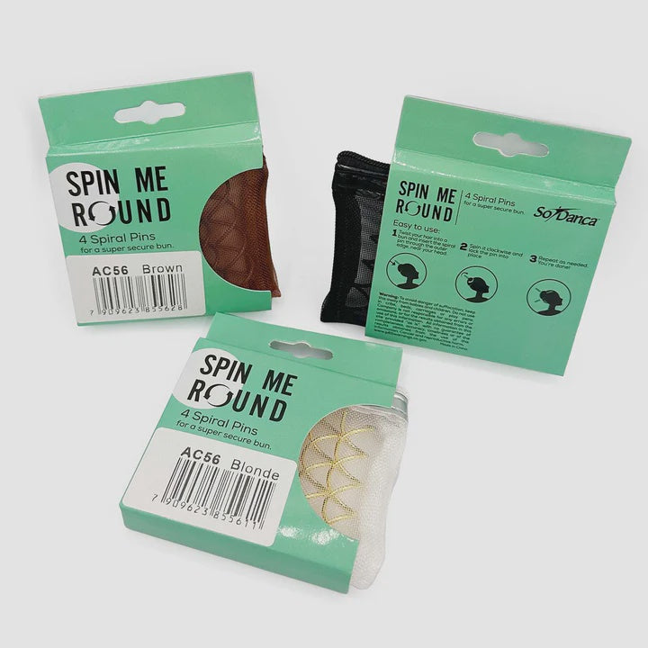 AC56 Spin Me Round Spiral Hair Pins