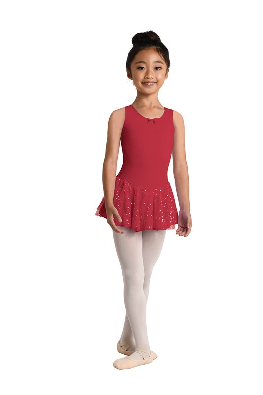 264 Kids Aurelie Glitter Skirt Tank Dress