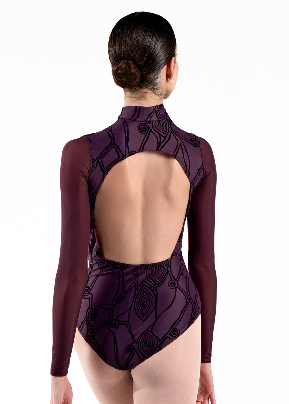 NIKOLAY DA4027MPN RAELYNN LONG SLEEVE LEOTARD