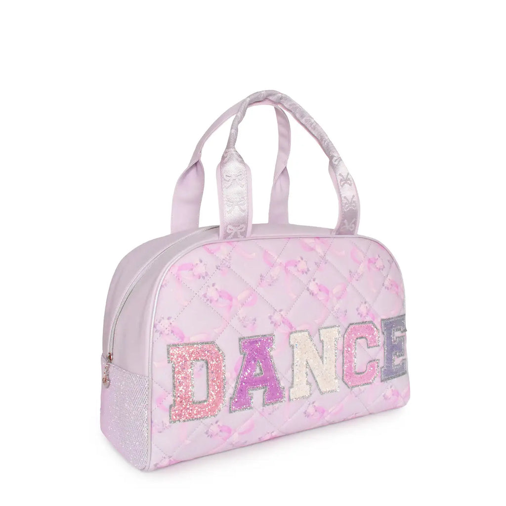 OMG ACCESSORIES DANCE QUILTED DUFFLE BAG