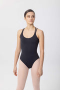 3852 Child Twin strap Camisole leotard with cross back