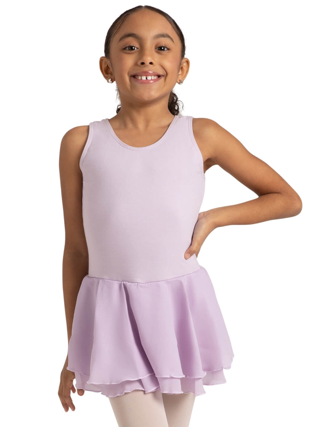 CC877C DBL Layer Skirt Tank Dress
