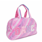 RASBERRY FAUX FUR DUFFLE