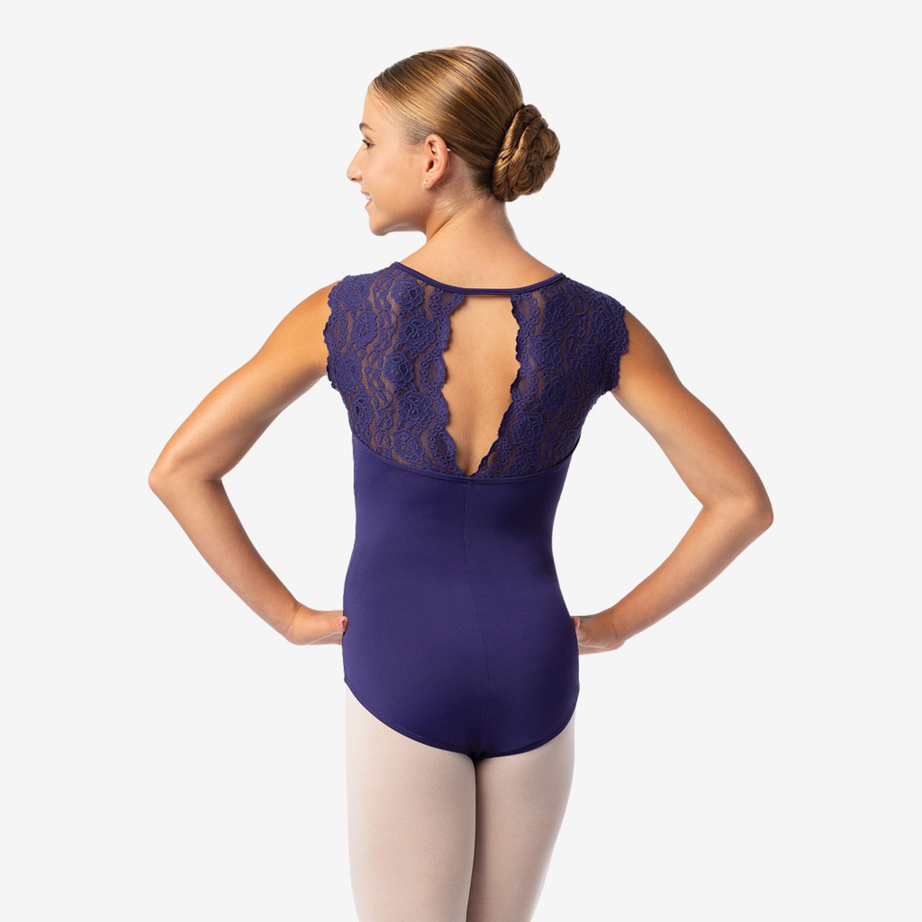 So Danca Marcelle Adult Lace Detailed Tank Leotard