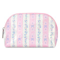 ISCREAM FLORAL STRIPES OVAL COSMETIC BAG