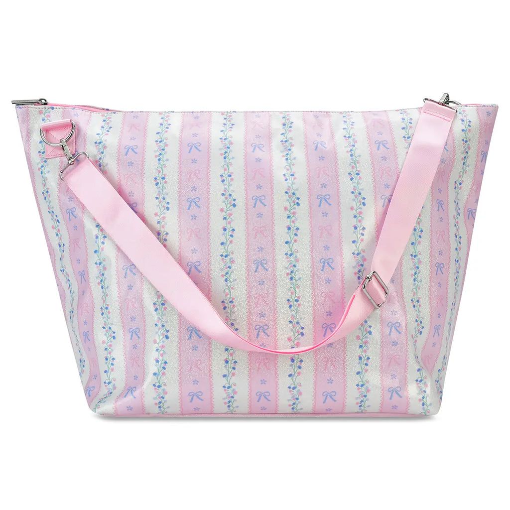 ISCREAM FLORAL STRIPES WEEKENDER BAG