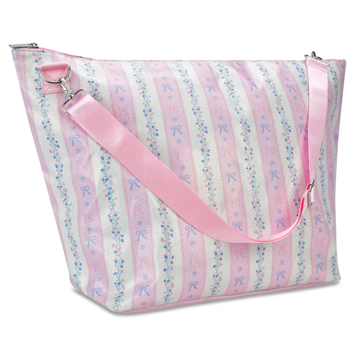 ISCREAM FLORAL STRIPES WEEKENDER BAG