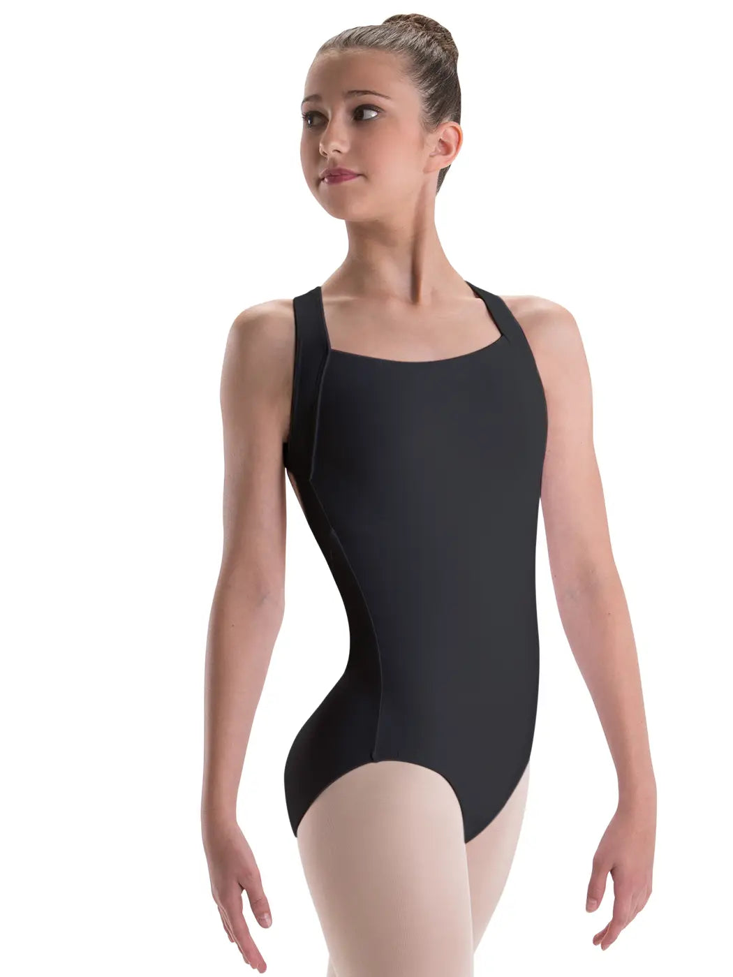 MOTIONWEAR SILKSKYN X-BACK BANDEAU HALTER LEOTARD