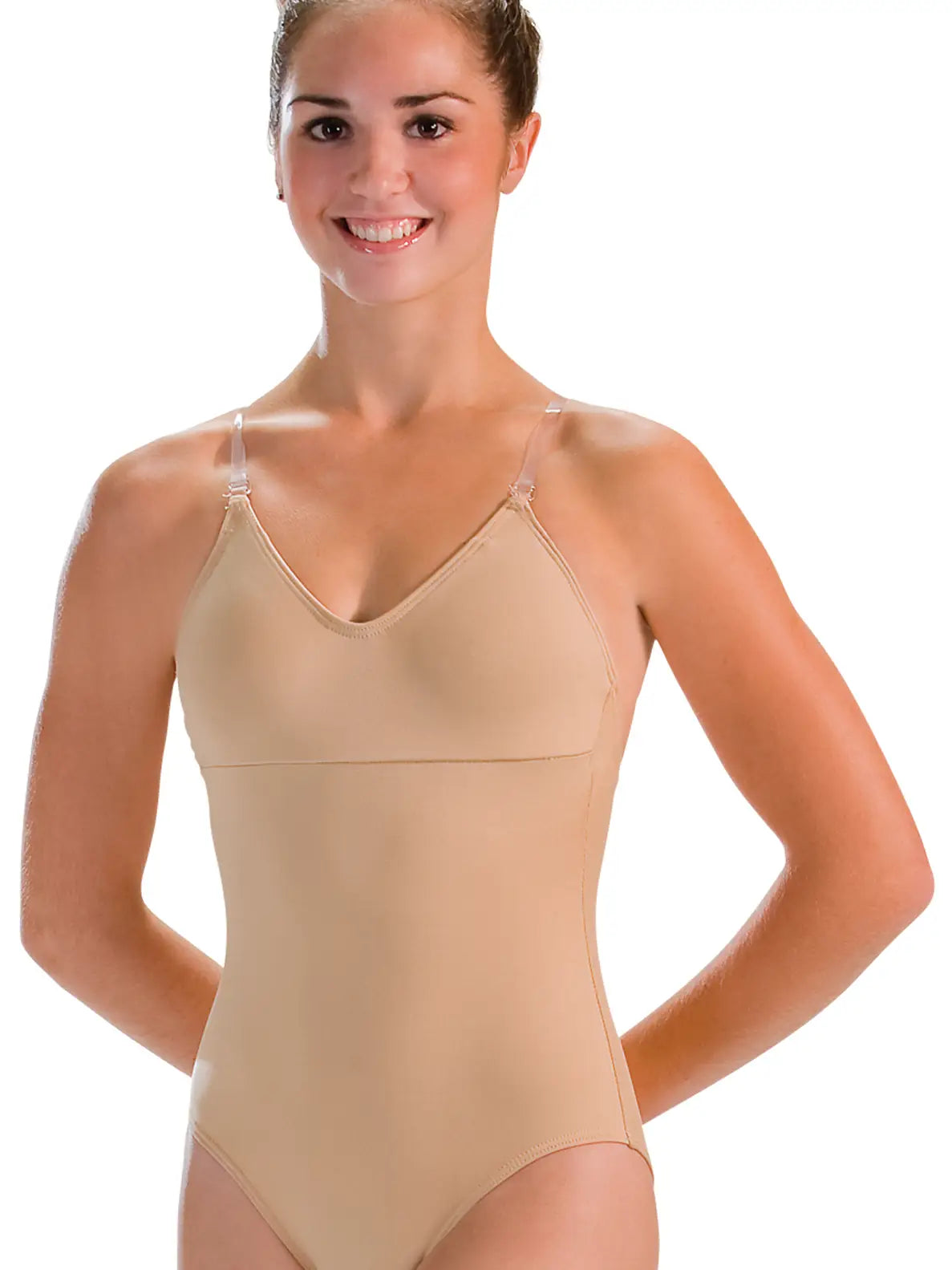 MOTIONWEAR CONVERTIBLE STRAP V NECK CAMI LEO