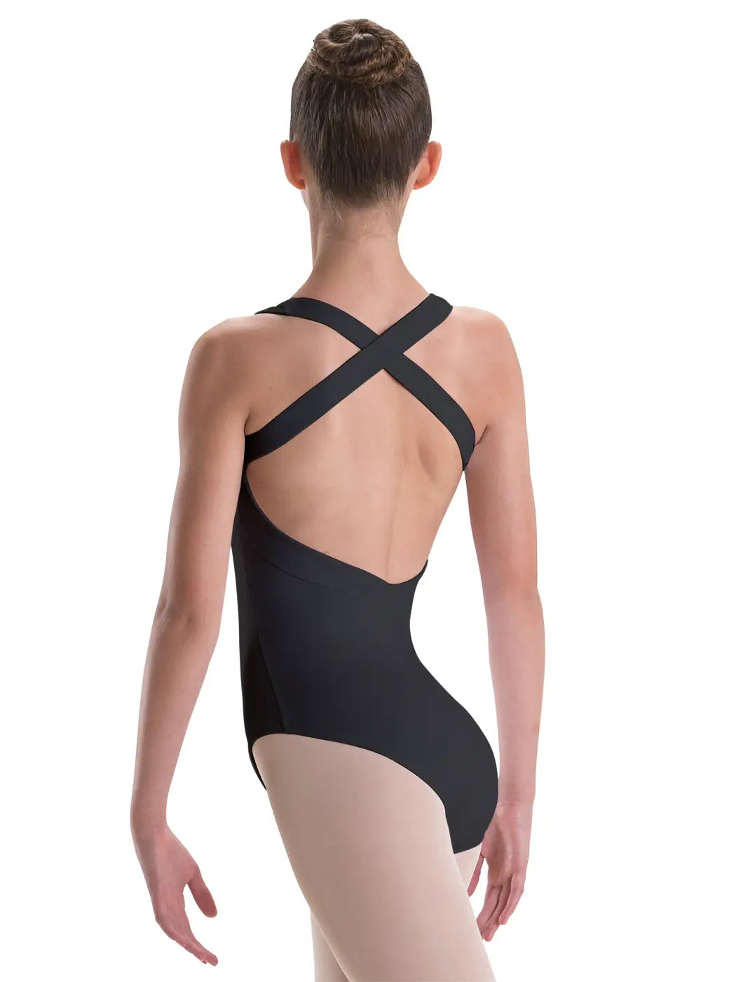 MOTIONWEAR SILKSKYN X-BACK BANDEAU HALTER LEOTARD
