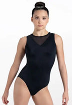 V-NECK MESH ACCENT LEOTARD MT13235