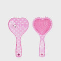 DANCE  HEART-SHAPED  HAIRBRUSH