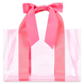 ISCREAM PINK BOW CLEAR TOTE
