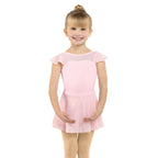 RD20036 MESH SWEETHEART FLUTTER SLEEVE DRESS