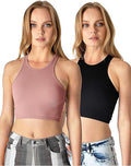 ACTIVEWEAR CROP HALTER TOP