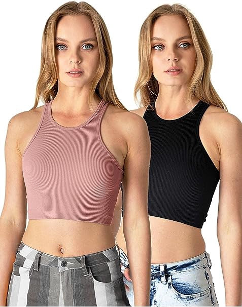 ACTIVEWEAR CROP HALTER TOP