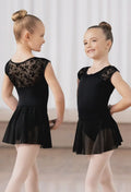 D12103 Kids Floral Cap Sleeve Dress