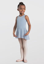 D12629 Kids Cotton High-Low Dress